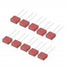 uxcell 10Pcs DIP Mounted Miniature Square Slow Blow Micro Fuse T3.15A 3.15A 250V Red