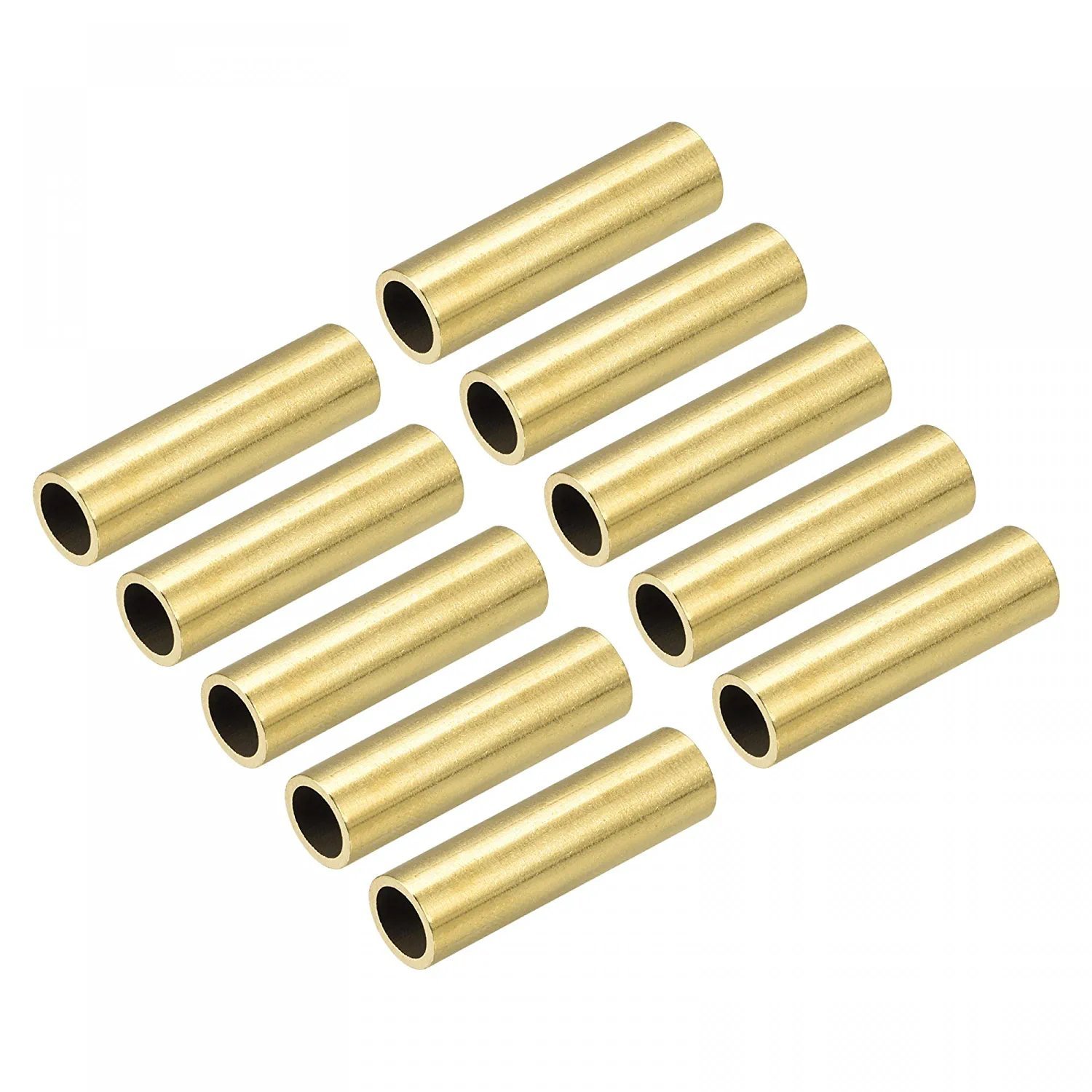 uxcell Brass Tube 8.5mm OD 1mm Wall Thickness 30mm Length Pipe Tubing for DIY 20 Pcs