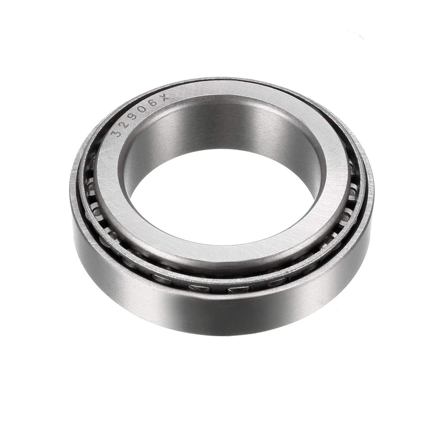 uxcell 32906x Tapered Roller Bearing Cone and Cup Set 30mm Bore 47mm O.D. 12mm Width