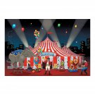 Circus Big Top Tent Banner - 9 Feet Long - Carnival Birthday Party Decor and Supplies