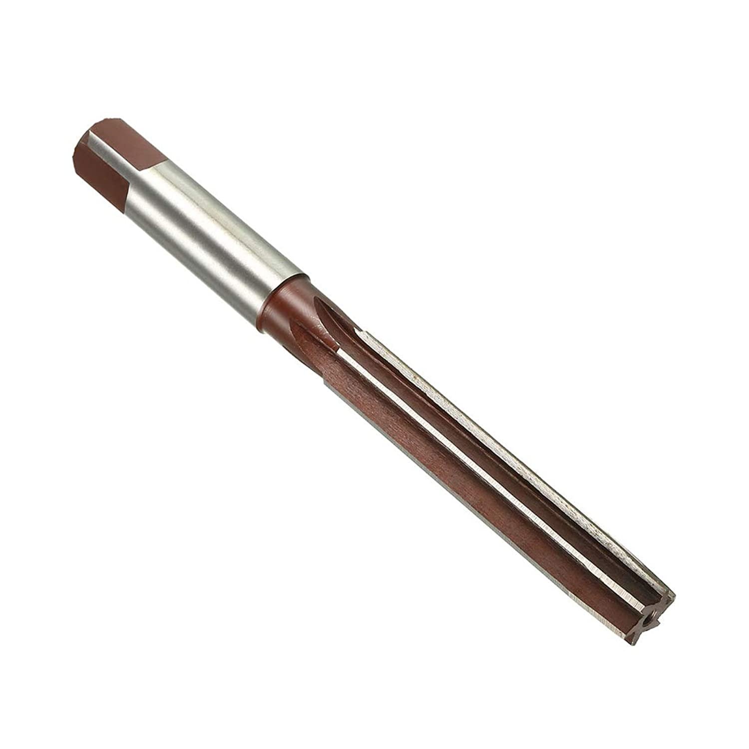 uxcell Hand Reamer 15mm Alloy Tool Steel H8 6 Straight Flutes Hand Milling Cutter Tool