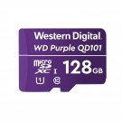 Western Digital SC QD101 Micro SD Card 128GB WD Purple Surveillance Camera WDD0128G1P0C
