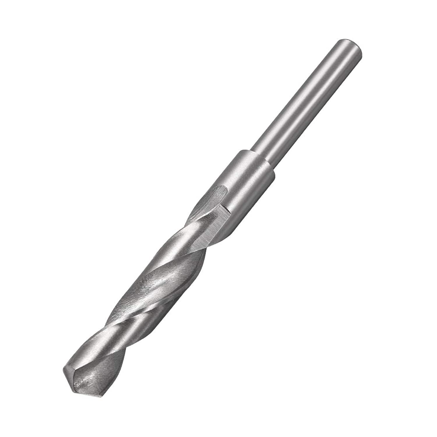uxcell Reduced Shank Drill Bit 14mm High Speed Steel HSS 4241 with 1/2 Inch Straight Shan