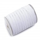 3/8 Inch 144 Yard Braided Elastic, Springy Stretch Braided Elastic Cord Elastic Band, White