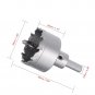 uxcell 48mm Carbide Hole Cutter, TCT Hole Saws for 0.5mm-3mm Stainless Steel 5mm Metal Sh