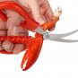 8Pcs Seafood Scissors Crab Scissors Seafood Shears Multifunctional Crab Leg Crackers And