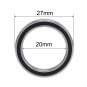uxcell 6704-2RS Deep Groove Ball Bearings Z2 20mm x 27mm x 4mm Double Sealed Chrome Steel