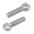 uxcell M8 x 30mm Machinery Shoulder Swing Lifting Eye Bolt 304 Stainless Steel Metric Thr