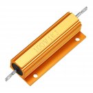 uxcell Aluminum Case Resistor 100W 1K Ohm Wirewound Yellow for LED Replacement Converter
