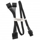 6 Pin To 3X 4 Pin Molex Hard Drive Power Adapter Cable For Some Types Of Evga Modular Psu