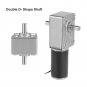 uxcell Double Shaft Worm Gear Motor DC 12V 250RPM High Torque Speed Reduction Motor