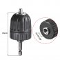 uxcell 3/8" Keyless Drill Chuck Hex Shank Adapter 0.8-10mm 3-Jaw for Impact Driver Cordle