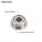 uxcell F681XZZ Flanged Ball Bearing 1.5x4x2mm Double Metal Shielded (GCr15) Chrome Steel