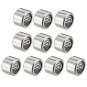 uxcell HK1010 Drawn Cup Needle Roller Bearings, Open End, 10mm Bore Dia, 14mm OD, 10mm Width Pack
