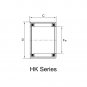 uxcell HK1010 Drawn Cup Needle Roller Bearings, Open End, 10mm Bore Dia, 14mm OD, 10mm Width Pack