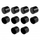 uxcell 10pcs Rubber End Caps 32mm(1 1/4-inch) ID Vinyl Round End Cap Cover Screw Thread P