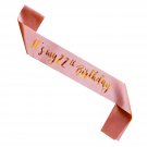 It'S My 22Th Birthday Sash, Rose Gold Girl 22 Years Birthday Gifts Party Supplies, Pink P
