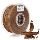 Dark Wood Walnut Pla Filament 1.75Mm,Walnut 3D Printer Filament With 30% Real Wood Fiber,