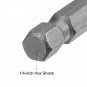uxcell 1/4" Quick-Change Hex Shank 6mm Nut Setter Driver Drill Bit, 9.84" Length, Metric