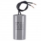 uxcell CBB60 Run Capacitor 8uF 450V AC 2 Wires 50/60Hz Cylinder 66x35mm for Air Compresso
