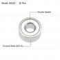 uxcell 682ZZ Deep Groove Ball Bearings 2mm Inner Dia 5mm OD 2.3mm Bore Double Shielded Ch