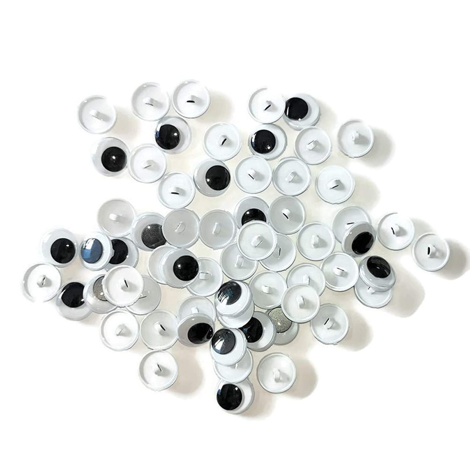 50 Pcs Sew On Googly Wiggle Eyes Button For Diy Crafts Stuffed Plush