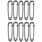 30Pcs 3 Inch Heavy Duty Giant Black Safety Pins For Blankets, Skirts, Kilts, Knitted Fabr
