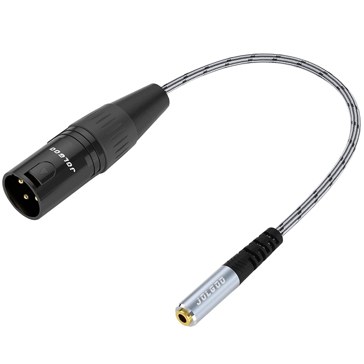 3.5Mm Female To Xlr Male Stereo Audio Adapter Cable, 1/8 Inch Mini Jack Female To Xlr Male