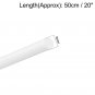 uxcell ABS Styrene Plastic Round Bar Rod,1/4 inch Dia 20 inch Length,White for Architectu