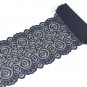 Black Wide Elastic Lace Trim For Sewing Lace Ribbon Lace Fabric By The Yard Stretch Lace
