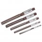uxcell Hand Reamers Set 4mm 6mm 8mm 10mm 12mm H8 Accuracy Carbon Tool Steel 6 Flutes Stra