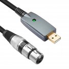Usb Microphone Cable,Xlr Female To Usb Mic Link Converter Cable For Microphones Or Record