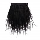 Ostrich Feathers Sewing Fringe Trim Ribbon For Crafts Clothes Accessories Latin Wedding D