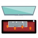 Warm Desk Pad Touch Control Warm Big Mouse Pad Extended Edition Gaming Mouse Mat, Foot Wa