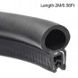 uxcell Trim Seal with Top Bulb, EPDM Rubber Seal Channel Edge Protector Sheet, Fits 1-3mm