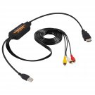 Rca To Hdmi Converter For Playing Vhs/Vcr/Dvd Player/Game Consoles On Modern Tv All-In-On