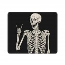Rock And Roll Goth Skull Mouse Pad Cool Rubber Non Slip Small Square Desk Mat For Laptop