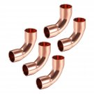 uxcell 5/16-inch(7.94mm) ID 90 Degree Copper Elbow Short-Turn Copper Pipe Fitting Connect
