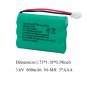 3.6V 800Mah 27910 Cordless Phone Battery Rechargeable 89-1323-00-00 E1112 E2801 Tl72108