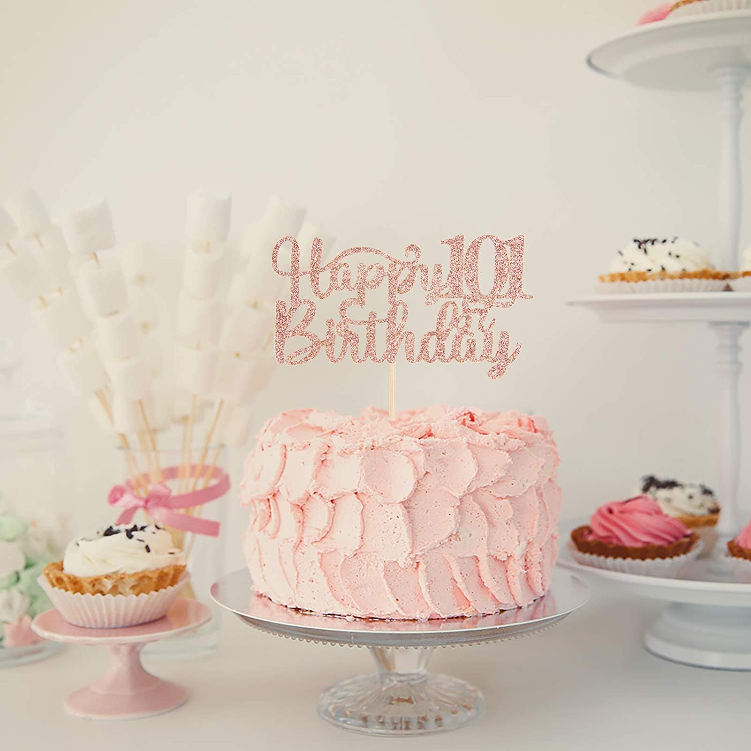 Happy 101St Birthday Cake Topper, 101St Birthday/Anniversary Party ...