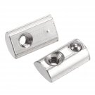 uxcell M3 T Slot Nuts Roll in Spring T-nut with Ball Carbon Steel for 2020 Series Aluminum