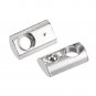 uxcell M5 T Slot Nuts Roll in Spring T-nut with Ball Carbon Steel for 2020 Series Aluminum