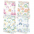 Boho Rainbow Party Favors Candy Bags With Stickers - Boho Rainbow Goodie Gift Treat Bags