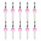 uxcell Micro PCB Drill Bit Set, 1/8" Shank 2.7mm Solid Tungsten Carbide CNC Engraving Print
