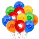 50Pcs Gone Fishing Balloons Party Decorations Supplies, Fisherman The Big One Birthday Pa