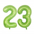 Green Foil 40 In 23 Helium Jumbo Number Balloons, 23Rd Birthday Decoration Digital Balloon