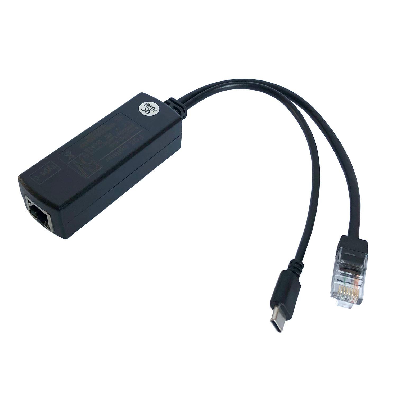 Poe Splitter Usb-C 5V - Active Poe To Usb-C Adapter, Ieee 802.3Af Compliant For Raspberry