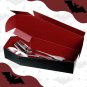 6 Piece Silverware Caddy Halloween Coffin Paper Box Silver Holders For Tableware And Jewe