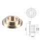 uxcell Flanged Sleeve Bearings 3/8" Bore 5/8" OD 12/49" Length 7/8" Flange Dia 1/8" Flang