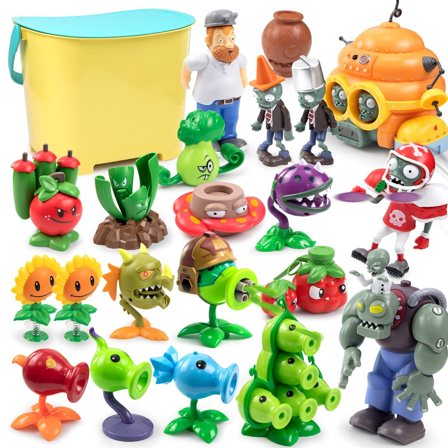 Plants And Zombies Vs Toys 21Pcs Pvz Action Figures Set Great Gifts For ...